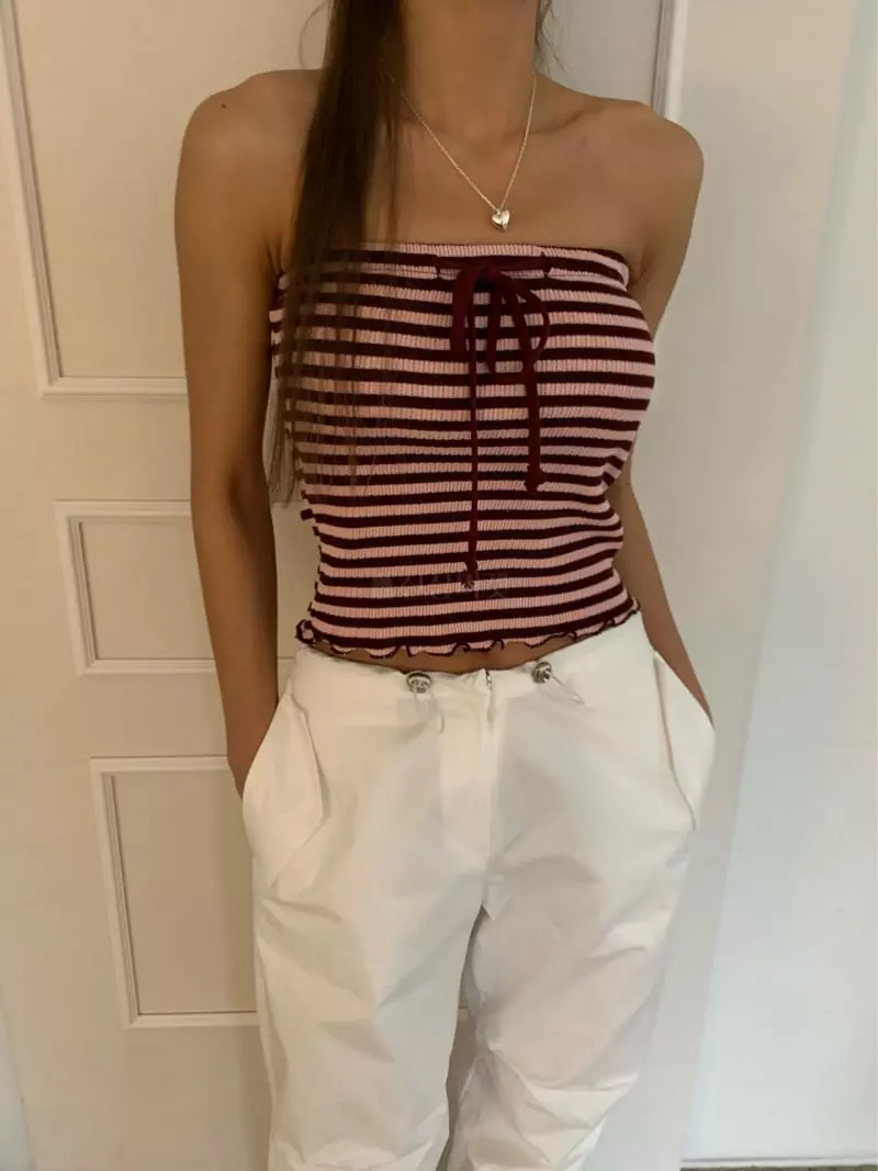 Betone - Korean Women Fashion - #womensfashion - Stripes Top - 5