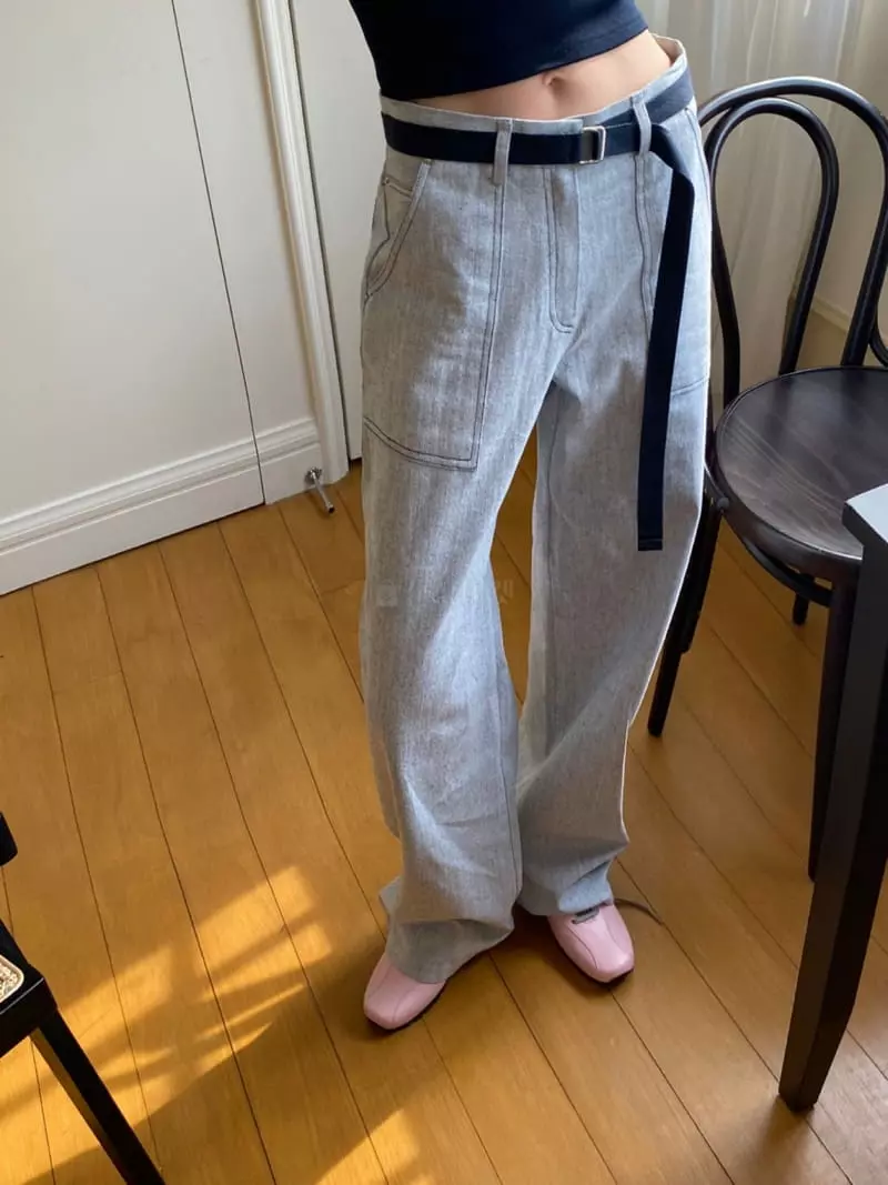 Better - Korean Women Fashion - #momslook - Common Belt Pants