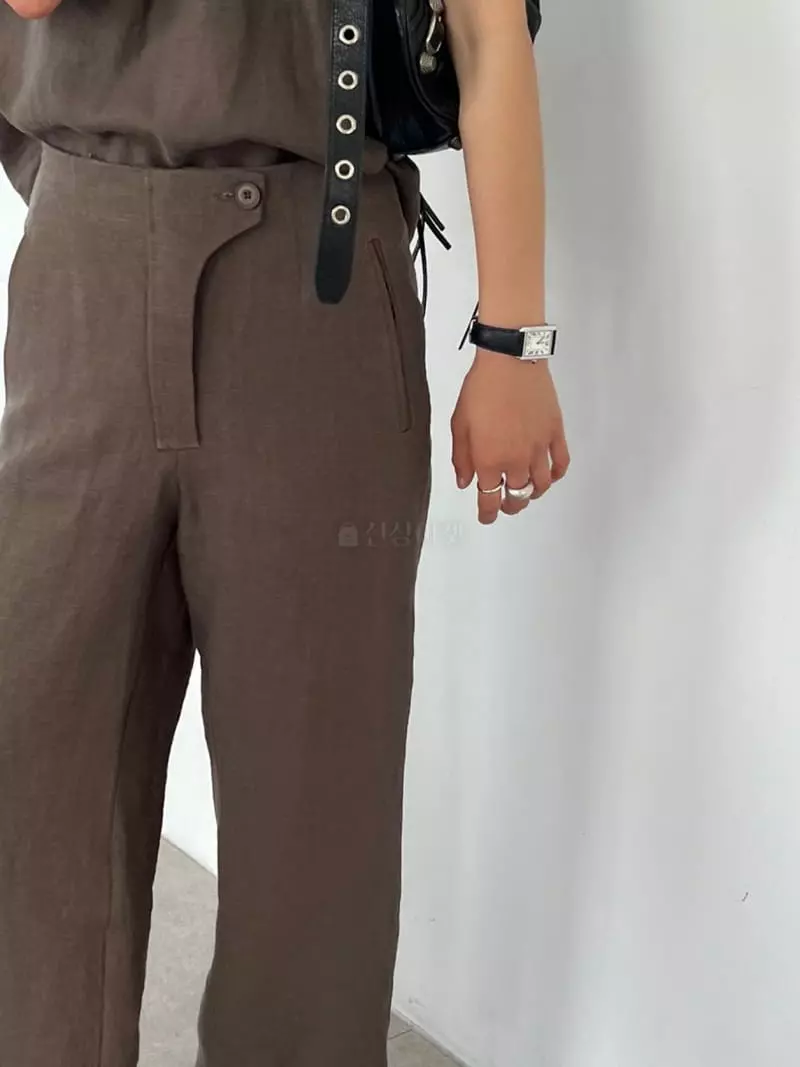 Better - Korean Women Fashion - #womensfashion - Draw Linen Pants