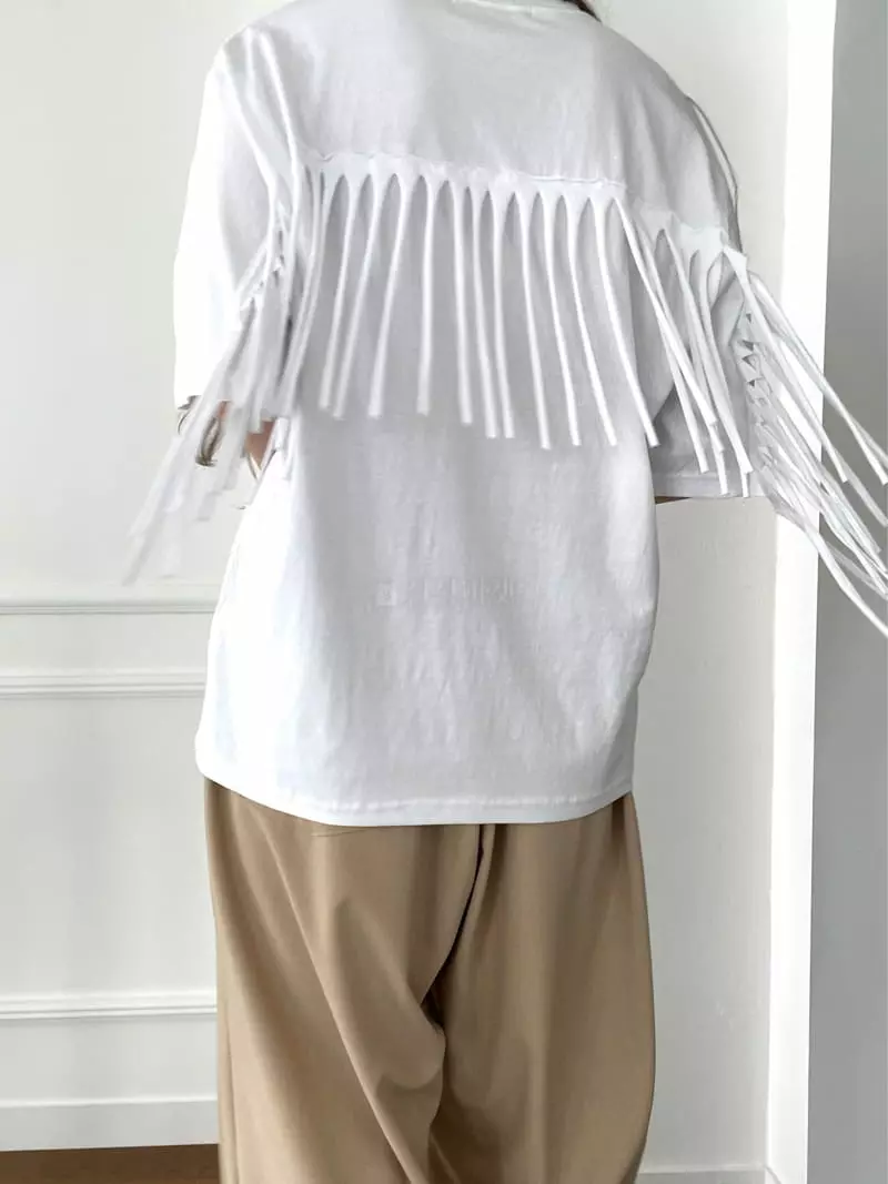 Black Fuchsia - Korean Women Fashion - #momslook - Pringe Tee