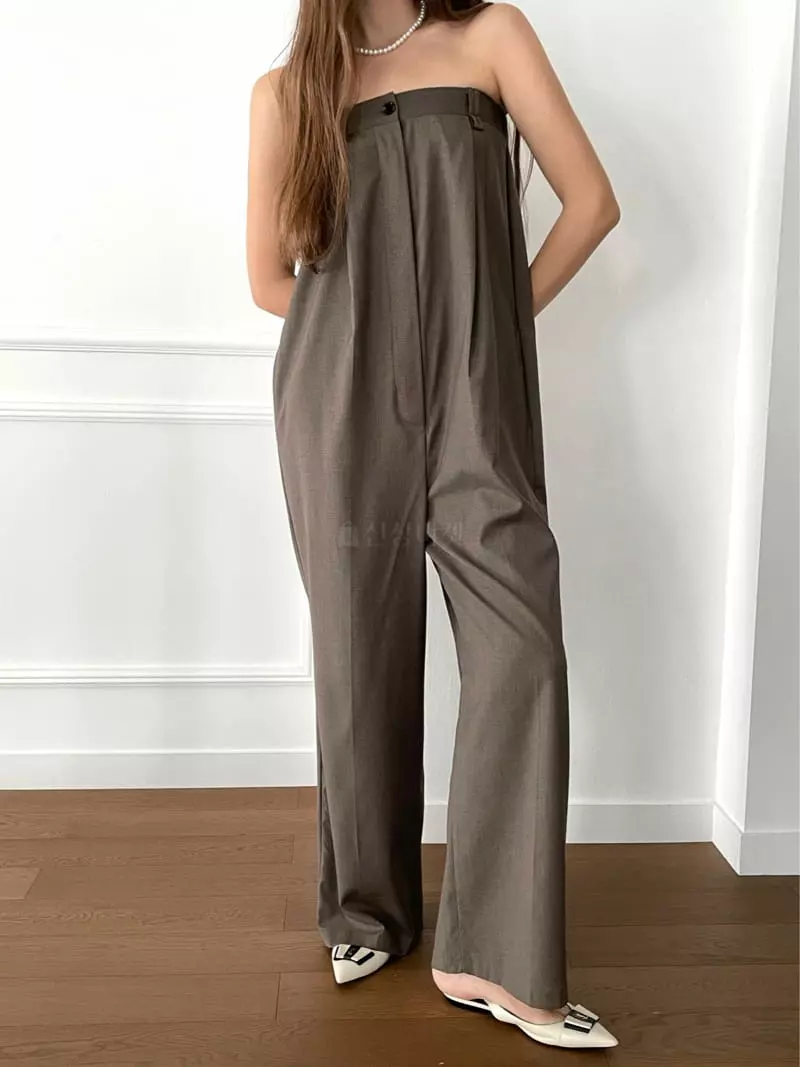 Black Fuchsia - Korean Women Fashion - #shopsmall - Pants Jumpsuit - 7