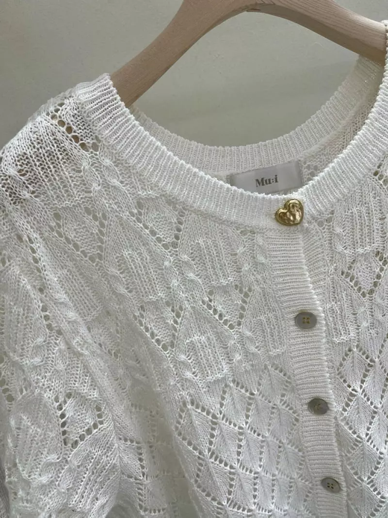 Blanc - Korean Women Fashion - #momslook - Multi Cardigan - 2