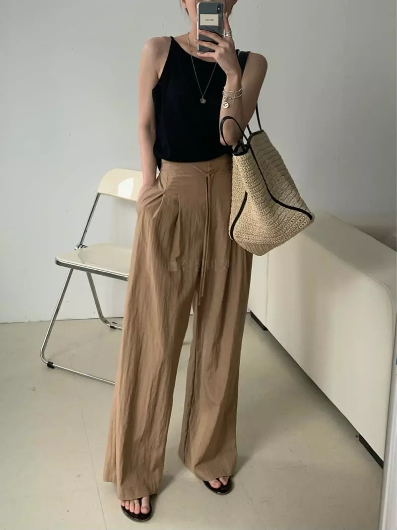 Bleecker - Korean Women Fashion - #momslook - Tos String Pants - 3