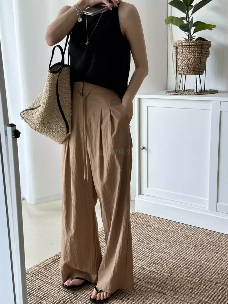 Bleecker - Korean Women Fashion - #momslook - Tos String Pants - 5
