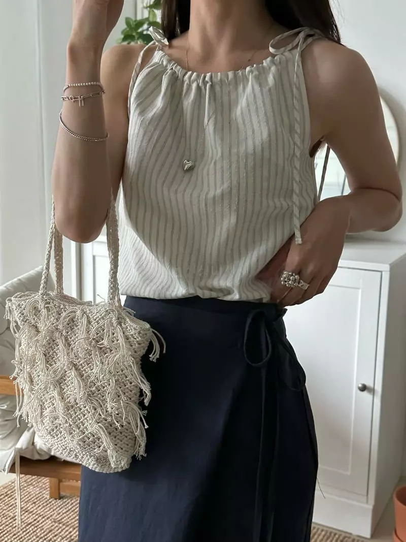 Bleecker - Korean Women Fashion - #momslook - Yogurt Sleeveless - 5