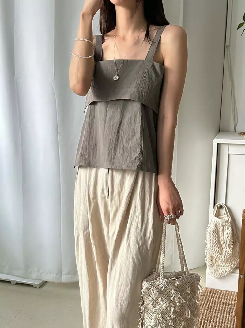 Bleecker - Korean Women Fashion - #momslook - Belted Sleeveless - 6