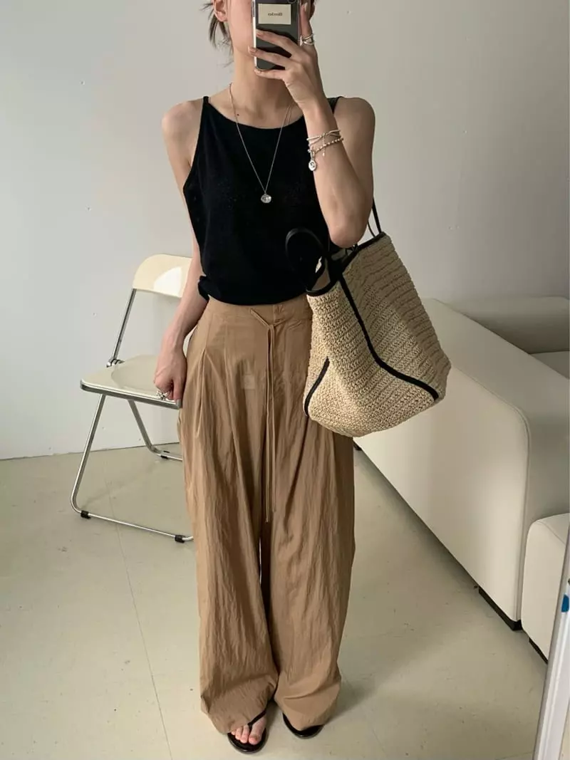 Bleecker - Korean Women Fashion - #momslook - Tos String Pants - 4