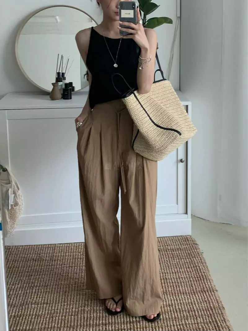 Bleecker - Korean Women Fashion - #womensfashion - Tos String Pants - 6