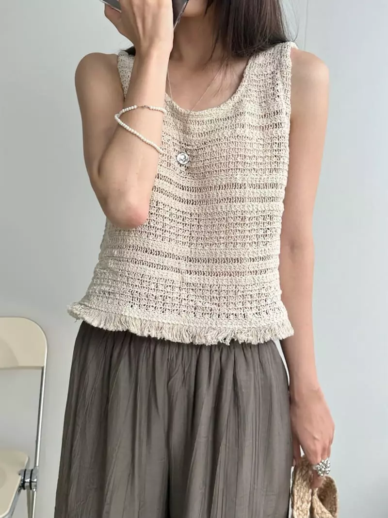 Bleecker - Korean Women Fashion - #womensfashion - Tecle Sleeveless