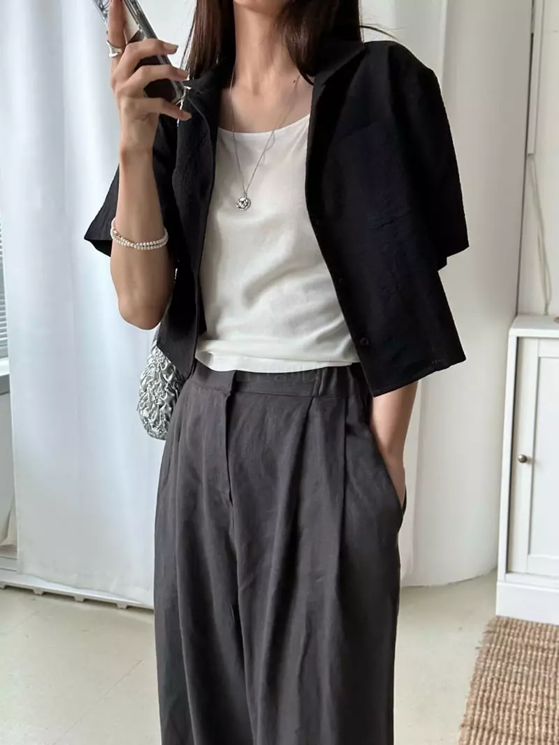 Bleecker - Korean Women Fashion - #womensfashion - Seersucker Shirt - 5