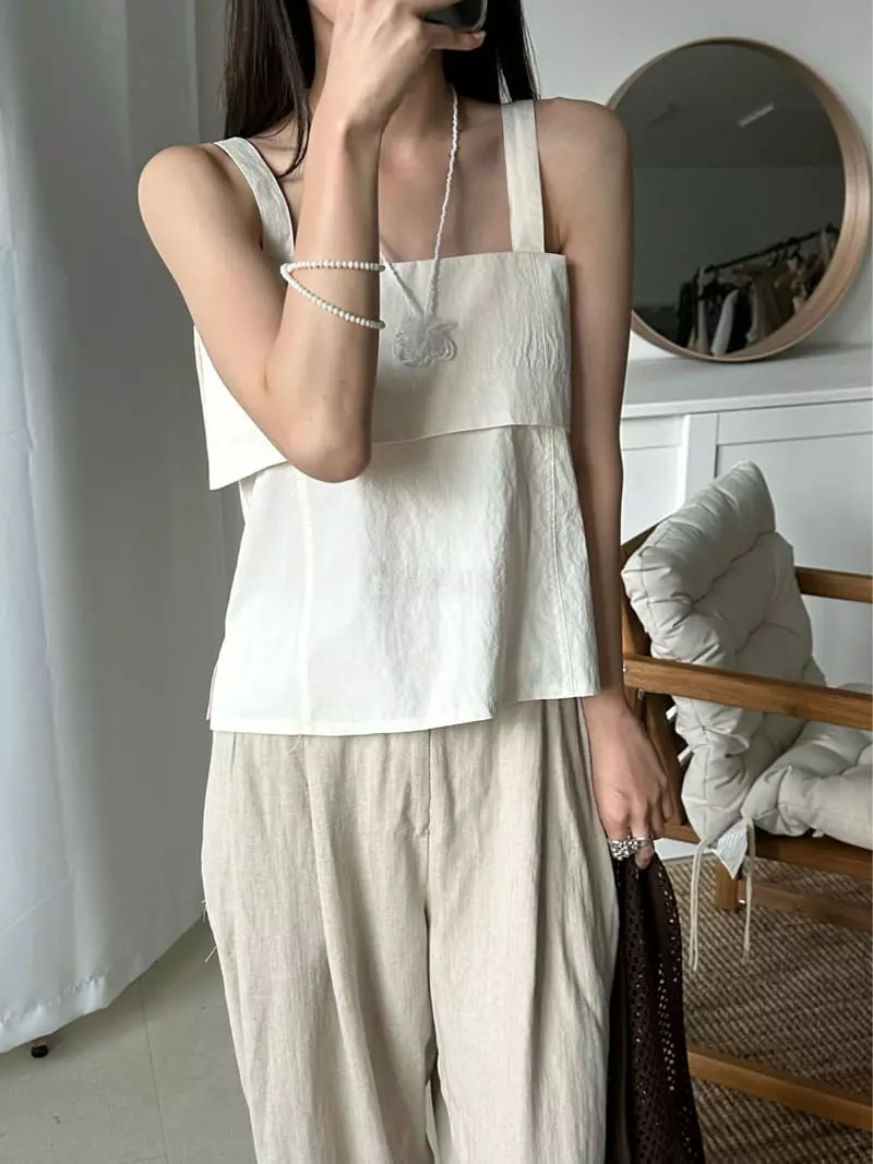 Bleecker - Korean Women Fashion - #womensfashion - Belted Sleeveless - 3