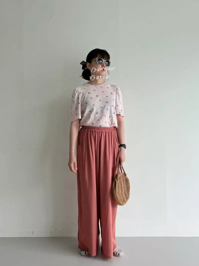Bon Bon Butik - Korean Women Fashion - #momslook - Mom Puff Tee - 2