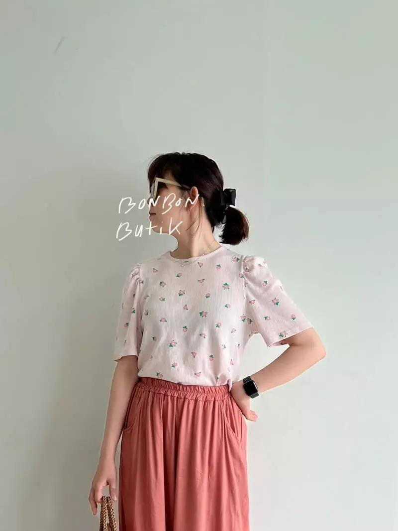 Bon Bon Butik - Korean Women Fashion - #momslook - Mom Puff Tee - 6
