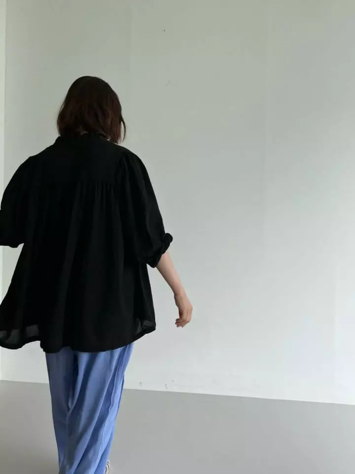 Bon Bon Butik - Korean Women Fashion - #momslook - Mom Embo Blouse - 3