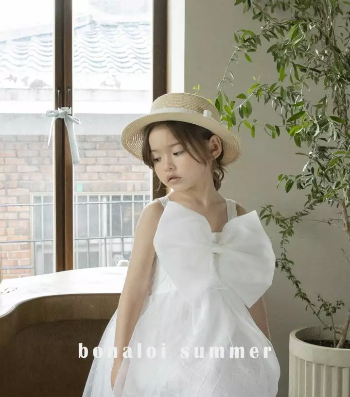 Bonaloi - Korean Children Fashion - #childofig - Silver Straw Hat - 7