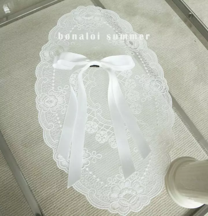 Bonaloi - Korean Children Fashion - #littlefashionista - Gup Ribbon Hairpin - 2
