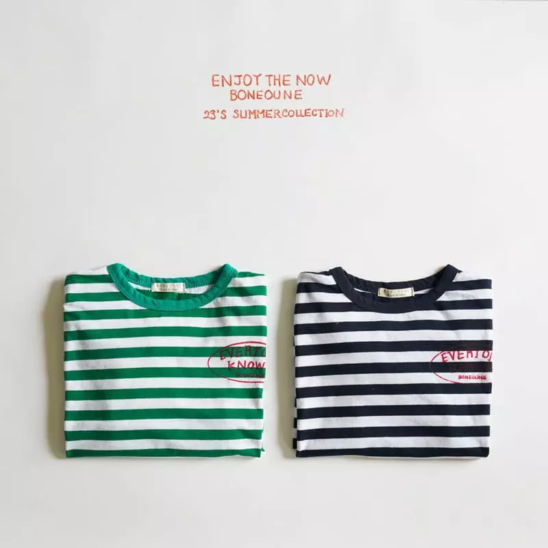 Boneoune - Korean Children Fashion - #childofig - Bone Line Tee