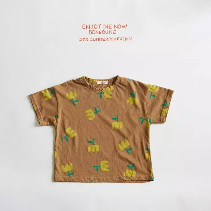 Boneoune - Korean Children Fashion - #fashionkids - Seson Flower Tee - 2