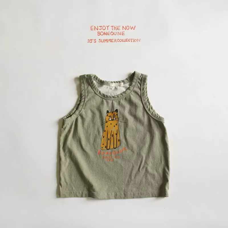 Boneoune - Korean Children Fashion - #kidsshorts - Oddugi Sleeveless