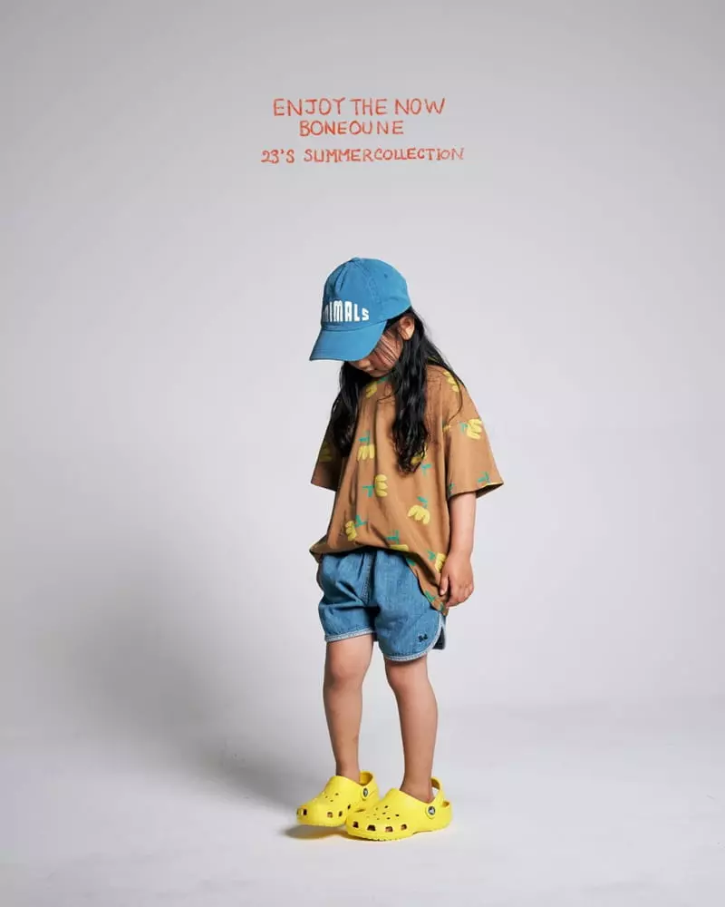 Boneoune - Korean Children Fashion - #kidsshorts - Seson Flower Tee - 4