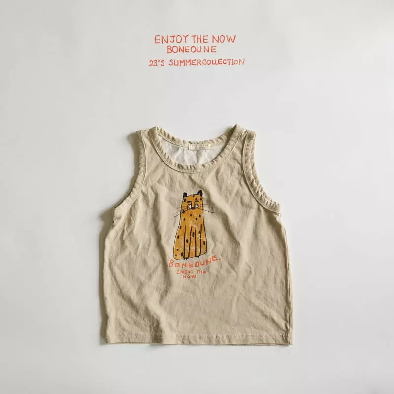 Boneoune - Korean Children Fashion - #kidsstore - Oddugi Sleeveless - 2