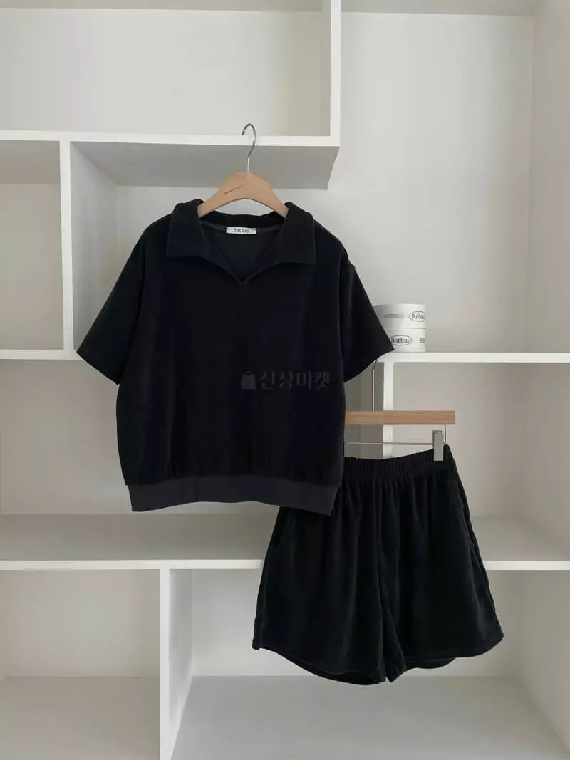Boutique Seoul - Korean Women Fashion - #momslook - Terry Shorts - 3