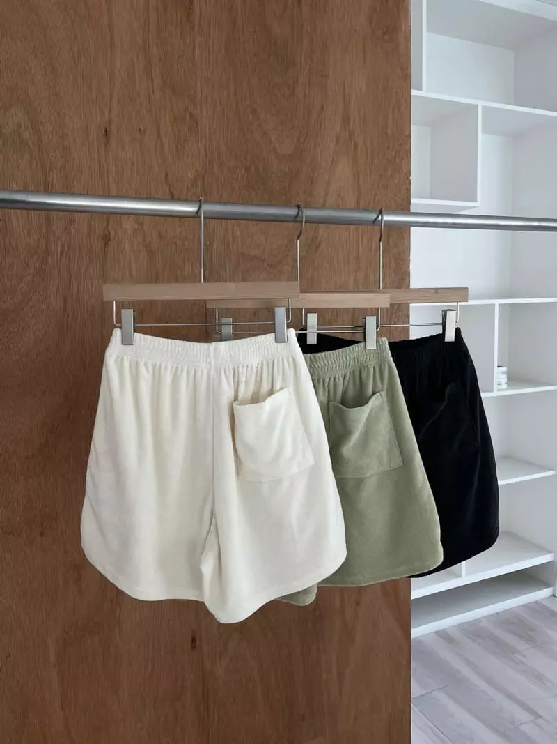 Boutique Seoul - Korean Women Fashion - #momslook - Terry Shorts - 5