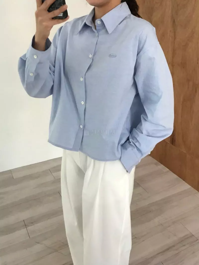 Boutique Seoul - Korean Women Fashion - #momslook - But Crop Shirt - 2