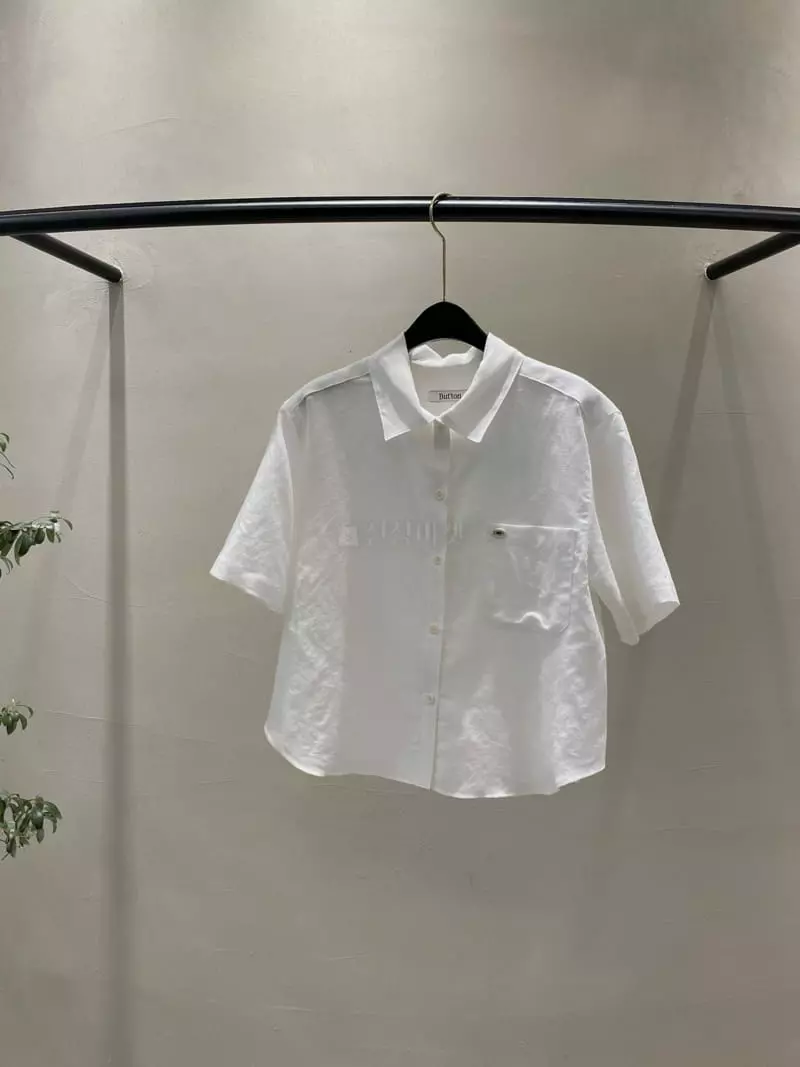 Boutique Seoul - Korean Women Fashion - #thelittlethings - Linen Half Shirt - 4