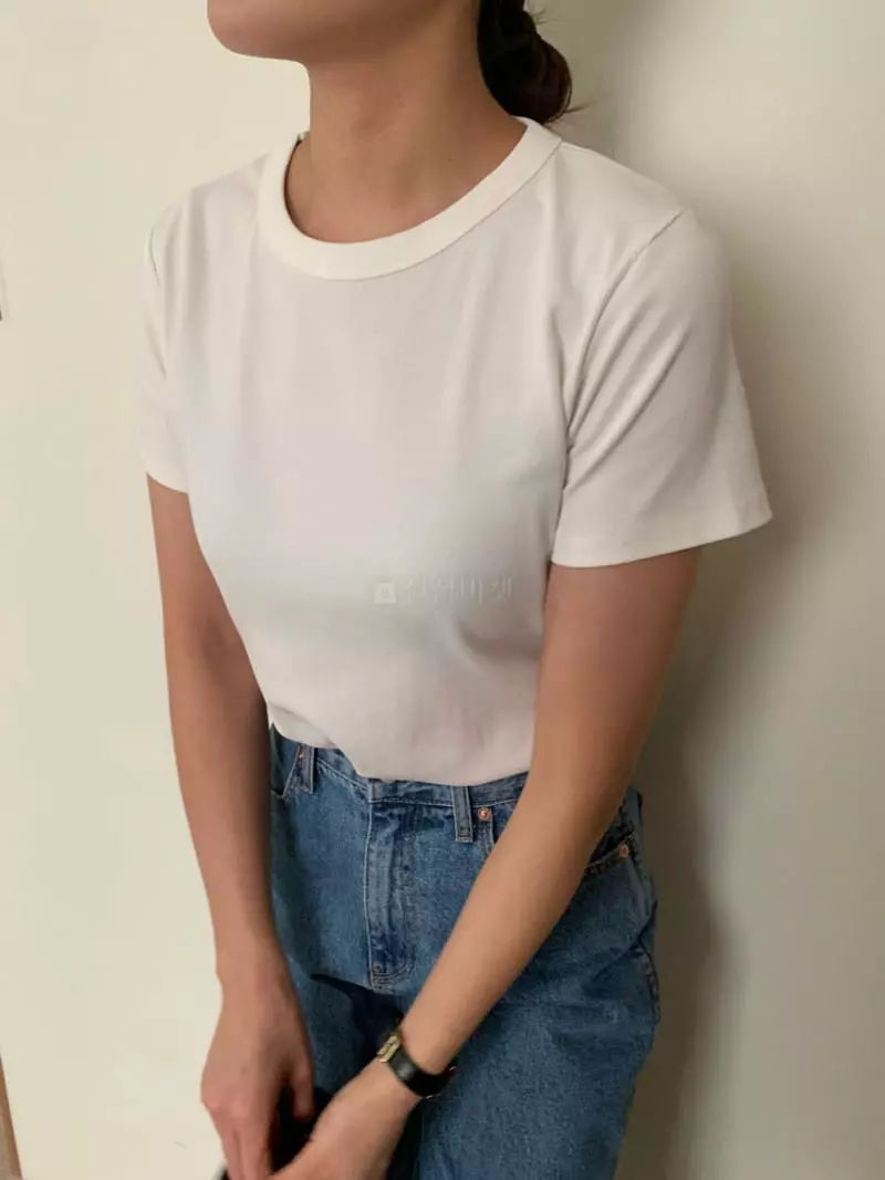 Boutique Seoul - Korean Women Fashion - #momslook - Rib Tee - 8