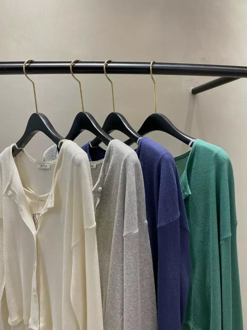 Boutique Seoul - Korean Women Fashion - #momslook - Rib Cardigan Set