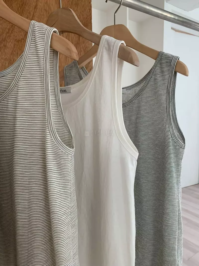 Boutique Seoul - Korean Women Fashion - #restrostyle - Loose Sleeveless - 9