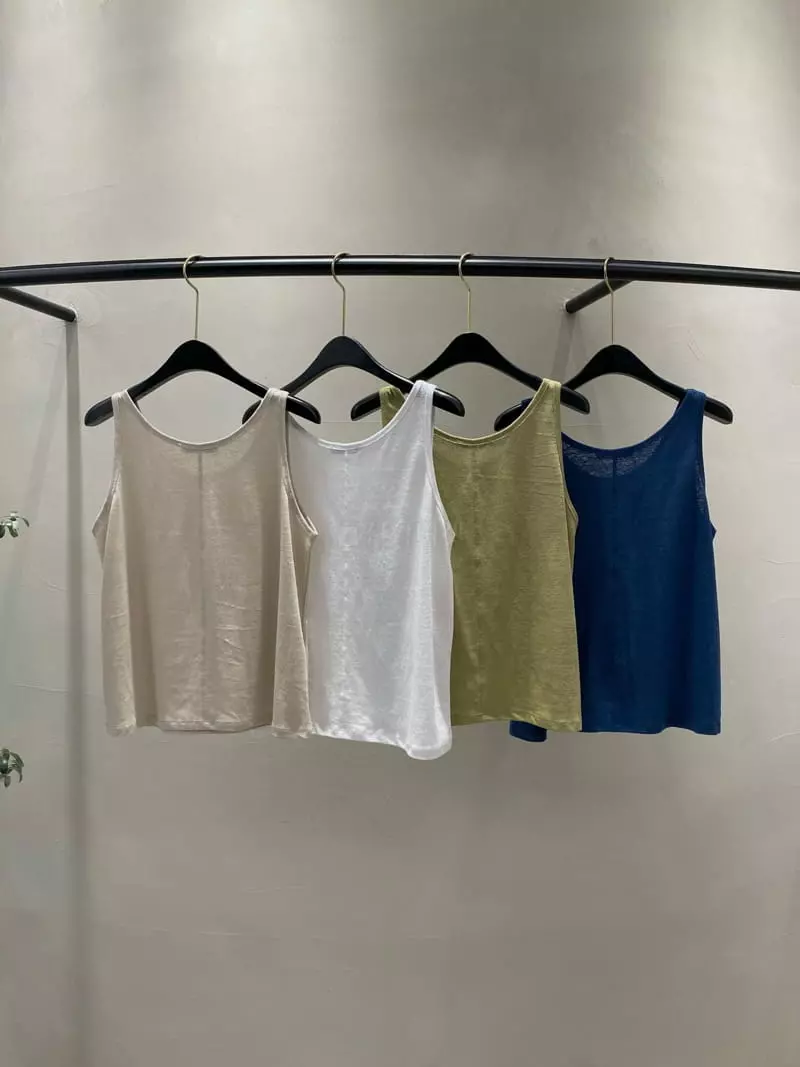 Boutique Seoul - Korean Women Fashion - #restrostyle - Linen Sleeveless