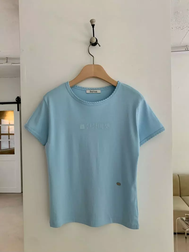 Boutique Seoul - Korean Women Fashion - #thatsdarling - Button Tee - 10