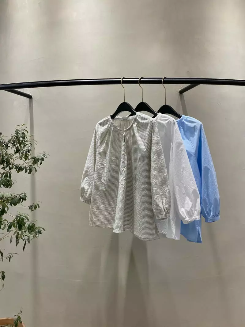 Boutique Seoul - Korean Women Fashion - #vintageinspired - Shirring Blouse - 10