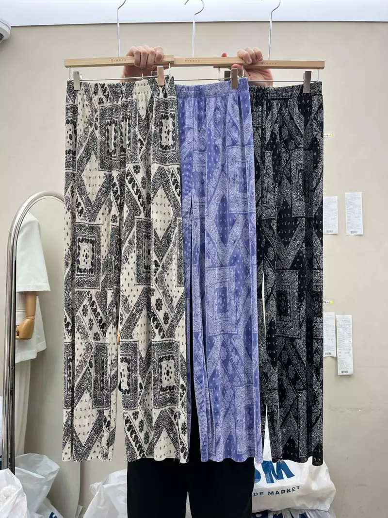 Breeze - Korean Women Fashion - #momslook - Paisley Pants - 5