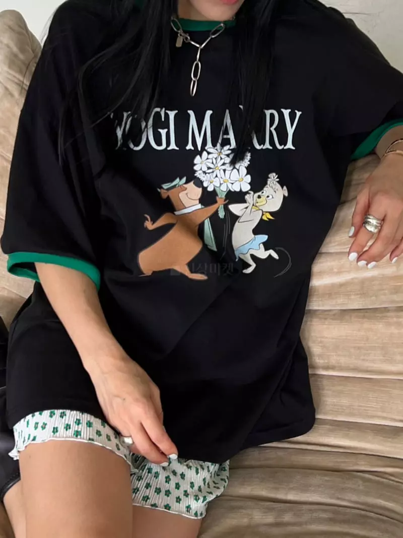 Bricklane - Korean Women Fashion - #momslook - Merry Bear Tee - 7