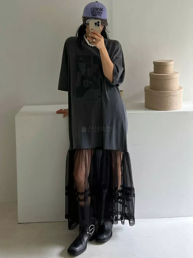 Bricklane - Korean Women Fashion - #momslook - Rich Lace One-piece - 6