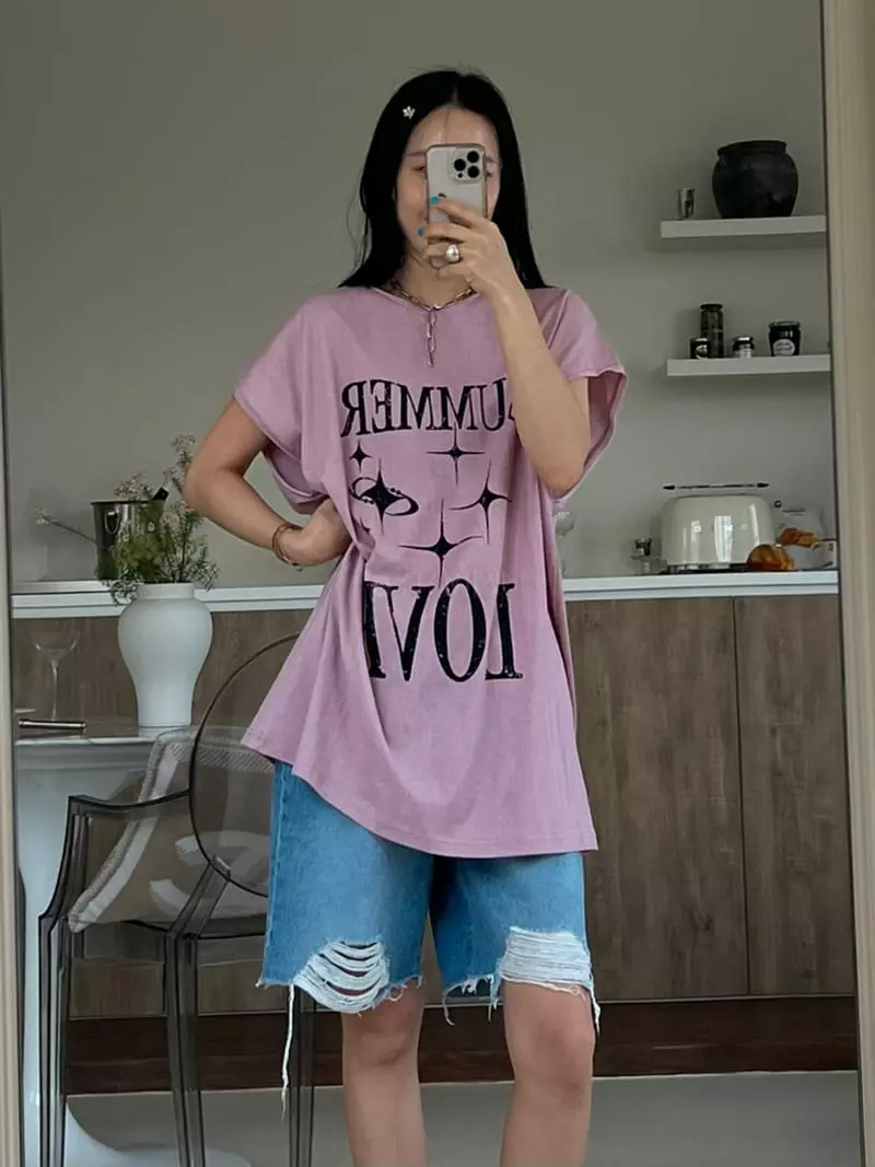 Bricklane - Korean Women Fashion - #romanticstyle - Summer Tee - 8