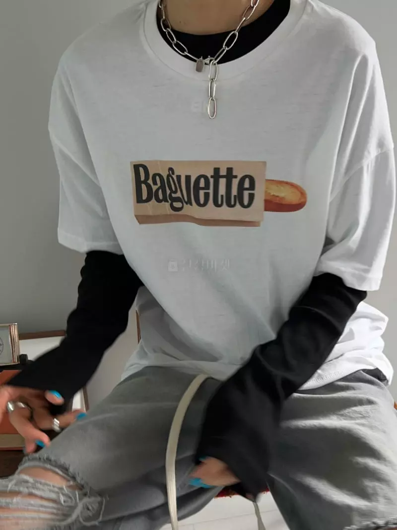 Bricklane - Korean Women Fashion - #womensfashion - Bagutte Tee - 5