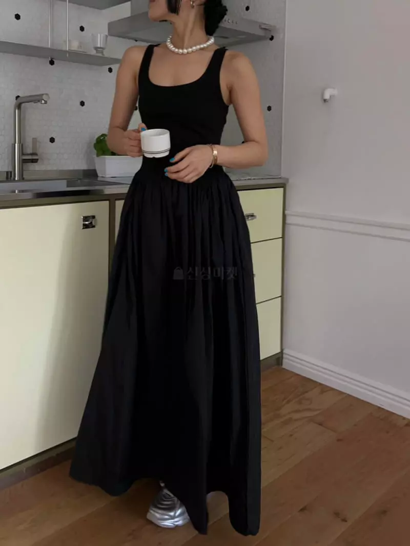Bricklane - Korean Women Fashion - #womensfashion - Ribbon Tie Linen One-piece - 6