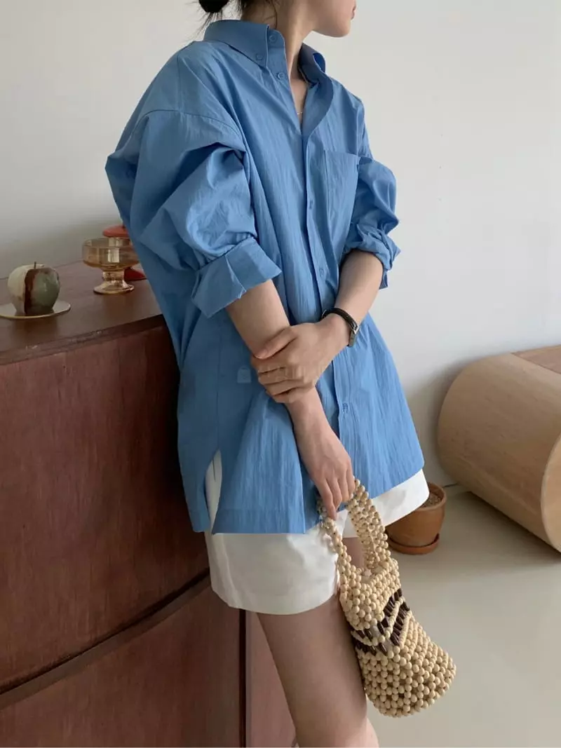 Broccoli Salad - Korean Women Fashion - #momslook - Anne Shirt - 2