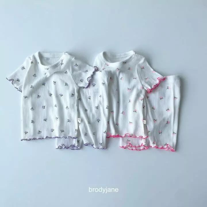 Brody Jane - Korean Children Fashion - #childofig - Berry Eyelet Pajama