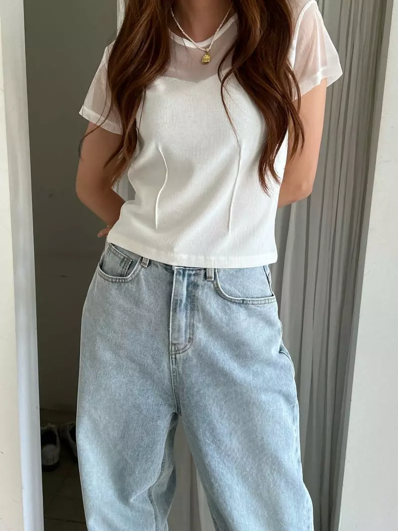 Buckle - Korean Women Fashion - #pursuepretty - Balance Tee - 2
