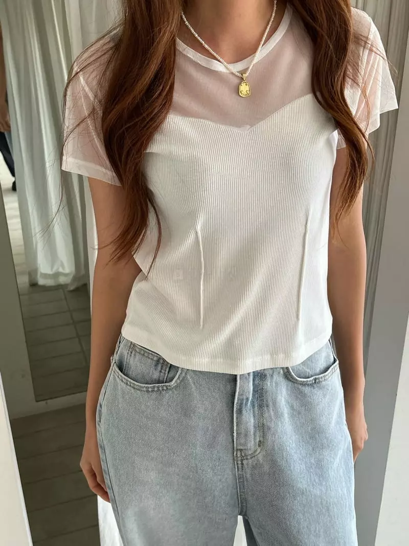 Buckle - Korean Women Fashion - #restrostyle - Balance Tee - 3