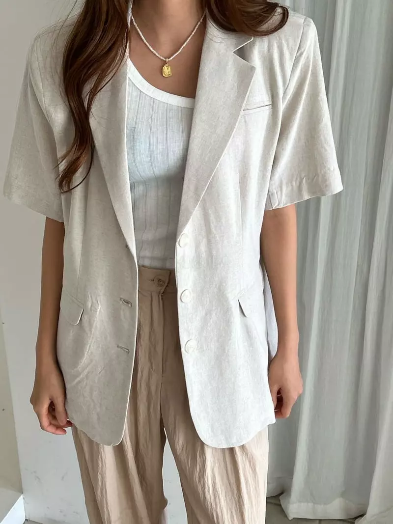 Buckle - Korean Women Fashion - #restrostyle - Half Jacket