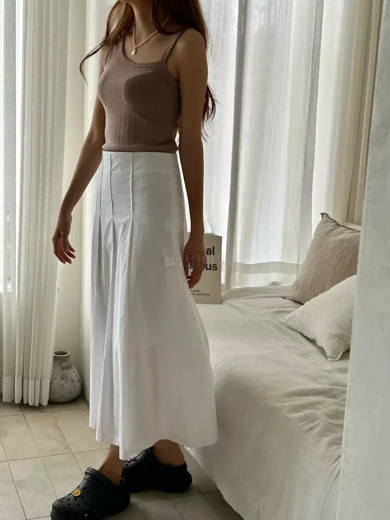 Buckle - Korean Women Fashion - #romanticstyle - Unbal Sleeveless - 5