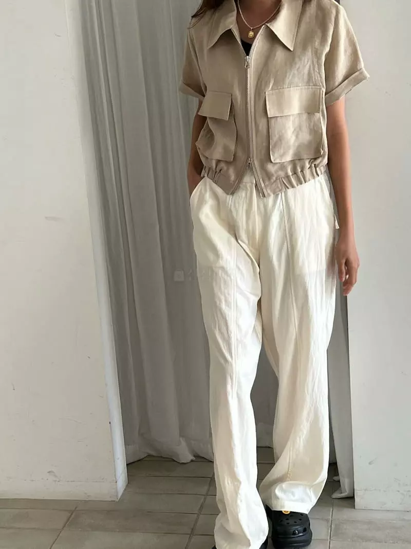 Buckle - Korean Women Fashion - #thatsdarling - Crop Jumper - 3
