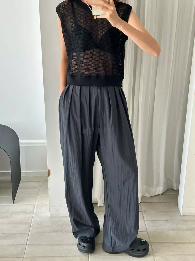 Buckle - Korean Women Fashion - #thelittlethings - Cable Sleeveless - 10
