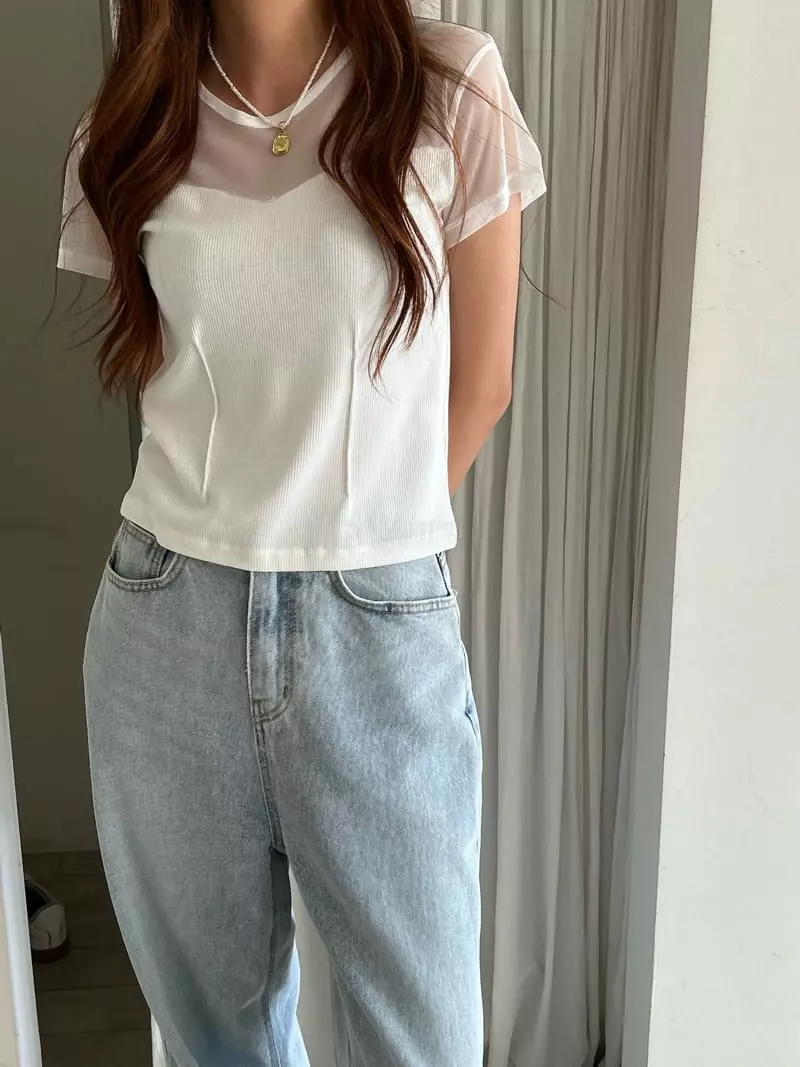 Buckle - Korean Women Fashion - #vintagekidsstyle - Balance Tee